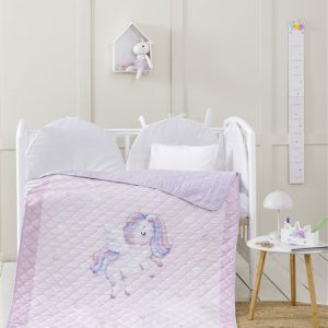 Nima Home - Κουβερλί Κούνιας 120x170 - Baby Unicorn