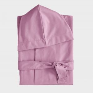 Nima Home – Microfiber Μπουρνούζι με κουκούλα COMFORT – Dark Rose