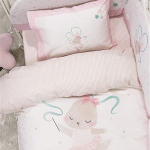 Nima Home - Σετ Σεντόνια Κούνιας με Λάστιχο - Ballet Bunny - Image 2