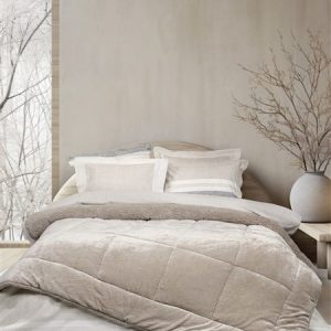 Nima Home - Κουβέρτα/Πάπλωμα Μονό 160x220 - Cira Beige