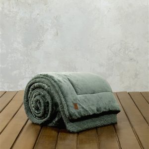 Nima Home - Κουβέρτα/Πάπλωμα Μονό 160x220 - Cira Dark Green - Image 2