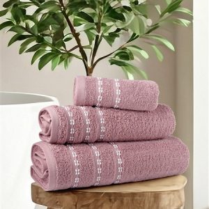 Nima Home - Σετ Πετσέτες (30x50 + 50x90 + 70x140) - Retour Apple Pink