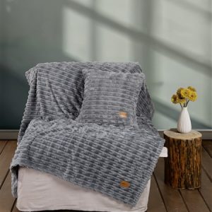 Nima Home - Κουβέρτα καναπέ 130x170 - Savara Dark Gray