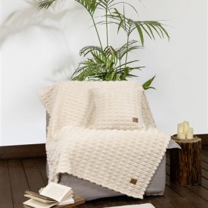 Nima Home - Κουβέρτα καναπέ 130x170 - Savara Light Beige