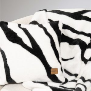 Nima Home - Διακοσμητική Μαξιλαροθήκη 45x45 - Sebra White