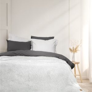 Nima Home - Κουβέρτα Μονή 160x220 - Serenus Gray