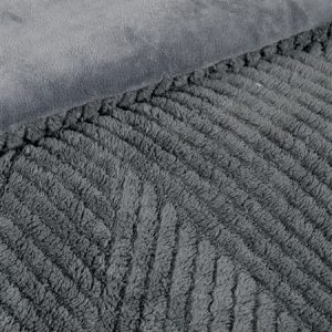 Nima Home - Κουβέρτα/Πάπλωμα Υπέρδιπλο 220x240 - Velva Dark Gray - Image 2
