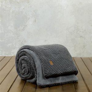 Nima Home - Κουβέρτα/Πάπλωμα Υπέρδιπλο 220x240 - Velva Dark Gray - Image 3