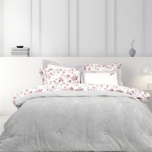 Nima Home - Κουβέρτα/Πάπλωμα Υπέρδιπλο 220x240 - Velva Light Gray