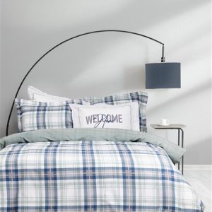 Nima Home - Σετ Σεντόνια Υπέρδιπλα με Λάστιχο - Welcome - (1 x 160x200+32 + 1 x 240x260 + 2 μαξ/κες 52x72)