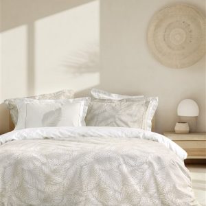 Nima Home - Σετ Σεντόνια Υπέρδιπλα με Λάστιχο - Coconut - 1 x 160x200+32 + 1 x 240x260 + 2 Μαξιλαροθήκες Oxford 4 πλευρών 52x72+5