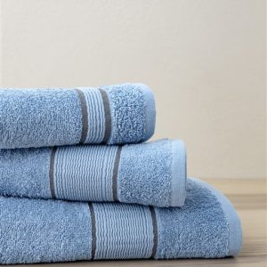 Nima Home - Σετ Πετσέτες (30x50 + 50x90 + 70x140) - Elyon Aegean Blue