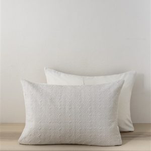 Nima Home - Μαξιλαροθήκες - Orion Sand Beige / Light Beige - 2 x (52x72)