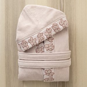 Nima Home – Μπουρνούζι με κουκούλα Petal