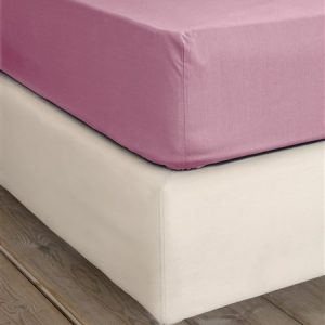 Nima Home - Σεντόνι Μονό με Λάστιχο Unicolors - Apple Pink