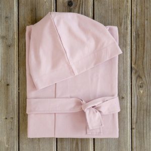 Nima Home – Microfiber Μπουρνούζι με κουκούλα COMFORT – Dusty Pink