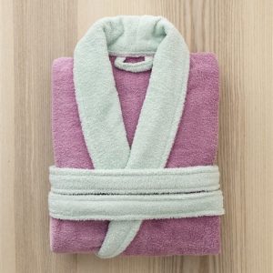 Nima Home – Μπουρνούζι Ease - Mauve Pink / Mint