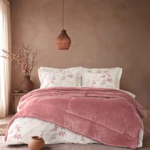 Nima Home - Κουβέρτα/Πάπλωμα Υπέρδιπλο 220x240 - Cira Apple Pink