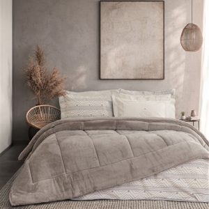 Nima Home - Κουβέρτα/Πάπλωμα Υπέρδιπλο 220x240 - Cira Cigar Beige