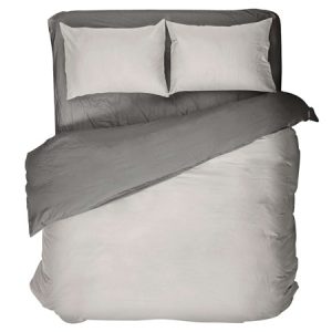 Nima Home - Παπλωματοθήκη Γίγας Colors - Oat Beige / Midnight Gray