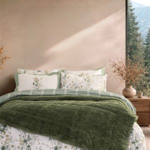 Nima Home - Κουβέρτα/Πάπλωμα Γίγας 240x260 - Snug Dark Green
