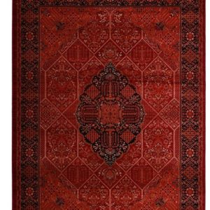 Χαλί - Royal Carpet - Afgan 316A D.Red/Black - 200x290