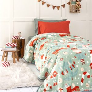 Nima Home - Κουβέρτα Βελουτέ Μονή 160x220 - Santa Snug